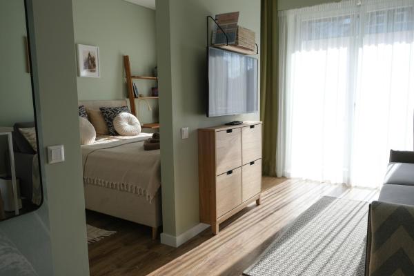 A la foto es mostra l'objecte Neringarent STUDIO-APARTAMENTAI situat a la ciutat de Juodkrantė.