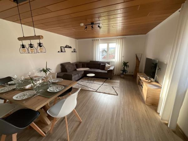 Na zdjęciu widoczny jest obiekt Wohnung im Herzen des Steinatals położony w mieście Eggingen.