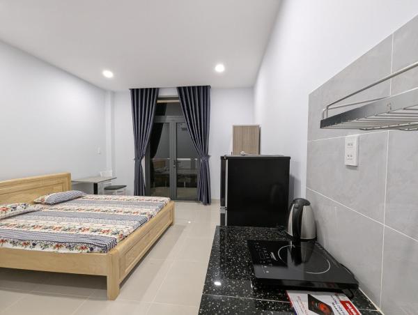 Na fotografii je vidět objekt Bình Chánh Serviced Apartment nacházející se ve městě Phước Bình.