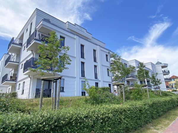 På billedet ses objektet Villa Strandläufer Whg 37 Sonnenschein mit Balkon beliggende i byen Baabe.