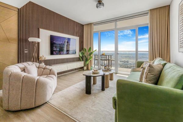 A la foto es mostra l'objecte New Beach and Creek View 2BR in Palace Residences situat a la ciutat de Dubai.