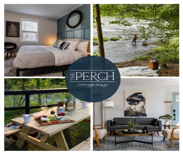 A la foto es mostra l'objecte Perch Cottages #11 - Mountain Views, Sauna, Private Creek Access situat a la ciutat de Shokan.