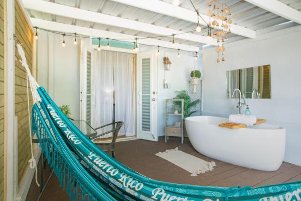 Casa Loba Suite 1 with an outdoor tub, Rincón