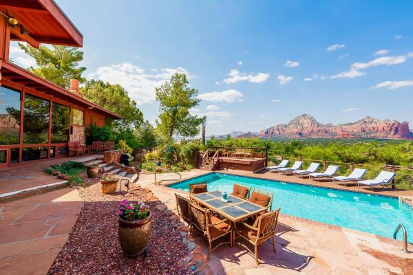 A la foto es mostra l'objecte Amazing Sedona Views with Pool situat a la ciutat de Sedona.