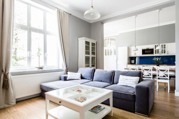A la foto es mostra l'objecte Sanhaus Apartments - RIVIERA - apartament z dwoma sypialniami, 100 metrów od deptaka situat a la ciutat de Sopot.