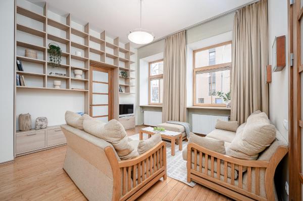 A la foto es mostra l'objecte Cozy 2-Bedroom Apartment - 4 situat a la ciutat de Vílnius.