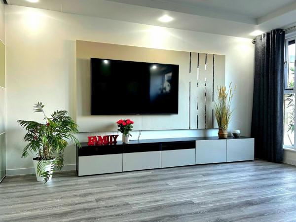 Στη φωτογραφία φαίνεται το αντικείμενο Modern Duplex in Greystones που βρίσκεται στην πόλη Newcastle.