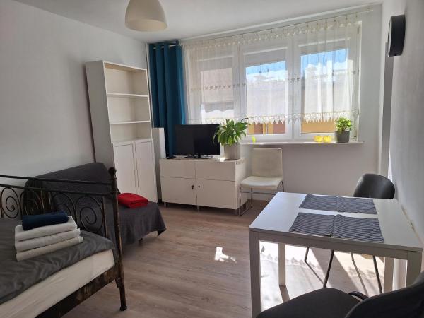 A la foto es mostra l'objecte Apartament Turkusowy situat a la ciutat de Sopot.