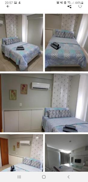 A la foto es mostra l'objecte 308 Flat em Boa Viagem, ao lado do shopping center Recife situat a la ciutat de Recife.