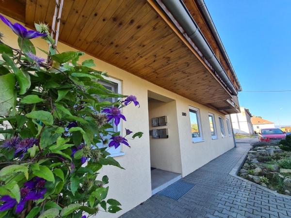 A la foto es mostra l'objecte Apartmán U AKVARISTY situat a la ciutat de Mokrá.