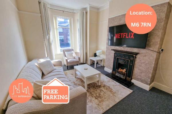 Salford Home Sleeps 10 By City SuperHost, Manchester