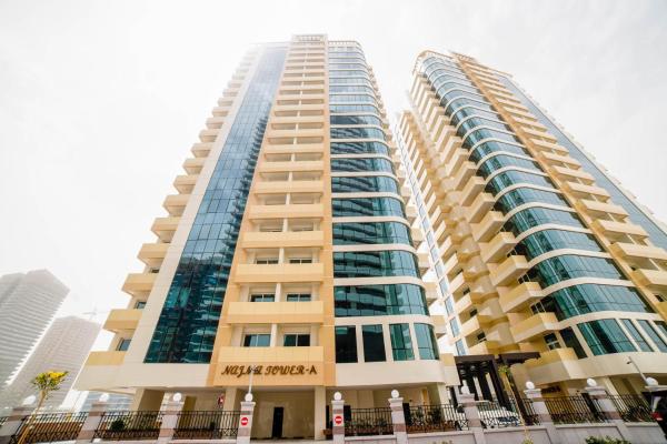 Na fotografii je vidět objekt OYO 589 Najma Tower, Two bedrooms Apartments, Sports City nacházející se ve městě Dubaj.