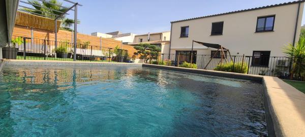 På billedet ses objektet Magnifique villa à 15mn des plages beliggende i byen Fabrègues.