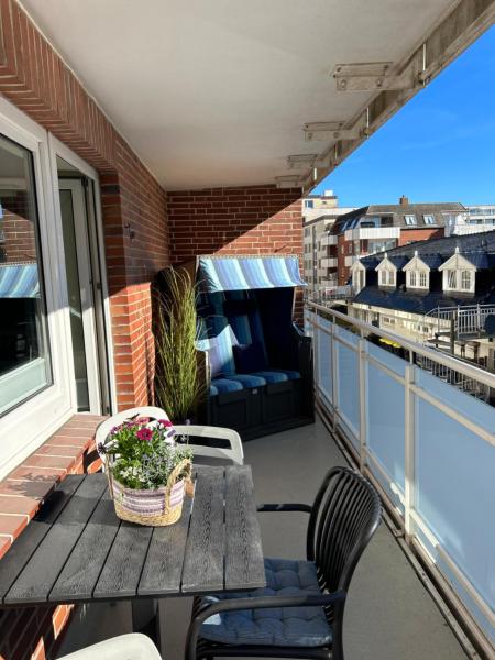 A la foto es mostra l'objecte Mittendrin 102 situat a la ciutat de Sylt.