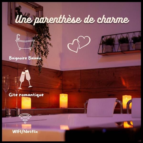 A la foto es mostra l'objecte Une parenthèse de charme gîte romantique situat a la ciutat de Tréglamus.