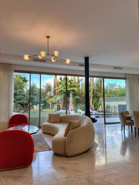 På billedet ses objektet villa argan golf piscine chauffée beliggende i byen Marrakech.