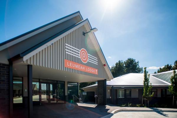 På billedet ses objektet Leumeah Lodge beliggende i byen Canberra.