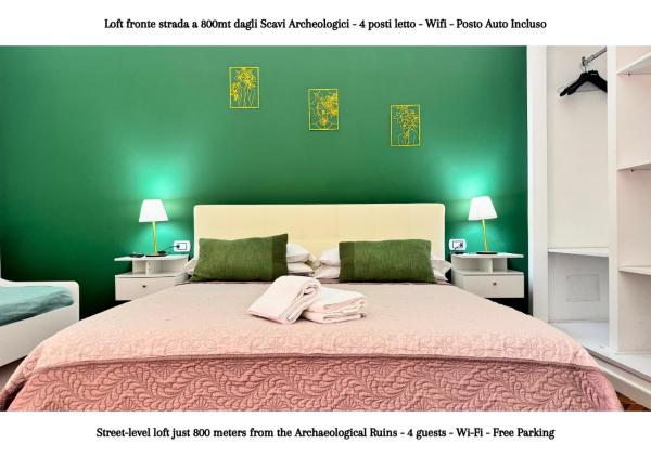 På billedet ses objektet ERCOLANO - Casa con terrazzo e wifi a 100m dal mare beliggende i byen Ercolano.