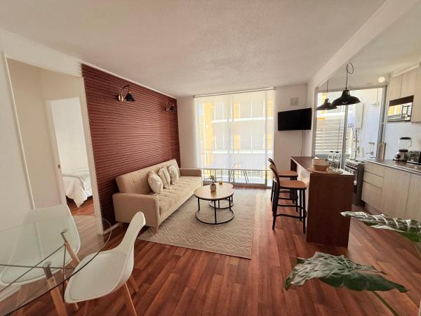 写真にはPunitaqui市にあるApartamento en ovalleが写っています。