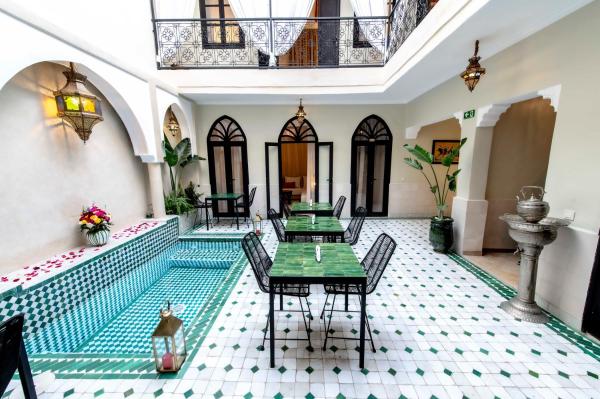 照片显示了位于Marrakech市的Riad Dar Yousra物件。