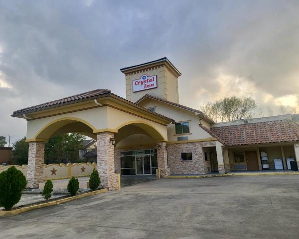 A la foto es mostra l'objecte Crystal Inn situat a la ciutat de Houston.