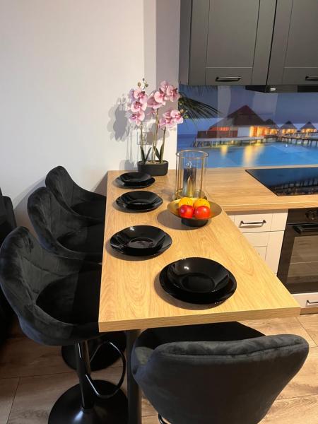 Na fotografii je vidět objekt Apartament Juleczka nacházející se ve městě Łomazy.