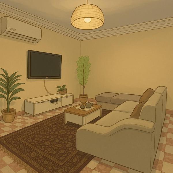 A la foto es mostra l'objecte Cozy & Niche Apartment In Nasr City, Elevator situat a la ciutat de El Caire.