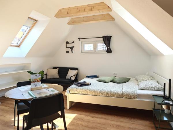 Na zdjęciu widoczny jest obiekt Slovenian House Mira położony w mieście Spodnje Gorje.