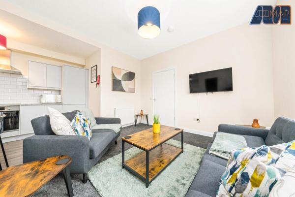A la foto es mostra l'objecte 2 Bed Flat Sleeps 4 With Parking in Fife situat a la ciutat de Methil.