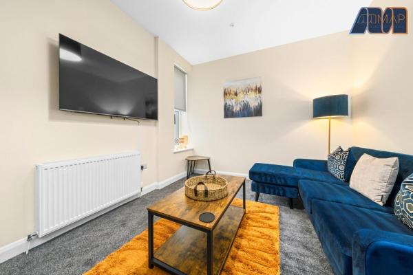 A la foto es mostra l'objecte 2 Bed Flat With Parking Sleeps 4 in Fife situat a la ciutat de Methil.