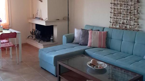 Op de foto is het object Kassandra Cozy Bungalow te zien, gelegen in de stad Kriopigi.