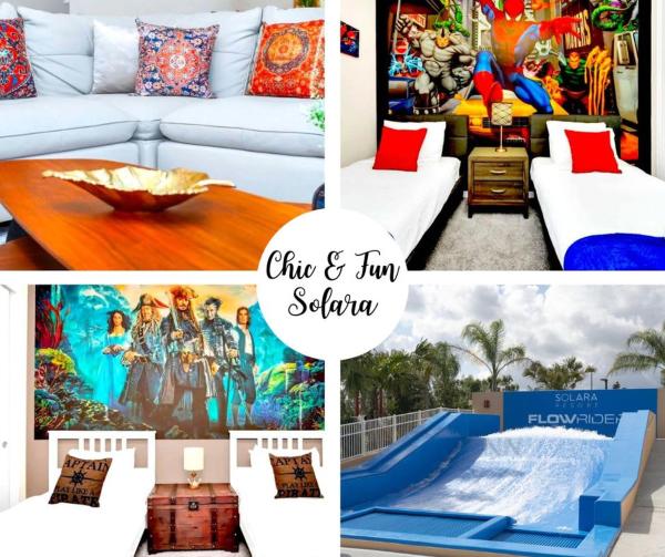 Chic Resort Villa Themed Rooms Pool Game Room, Kissimmee