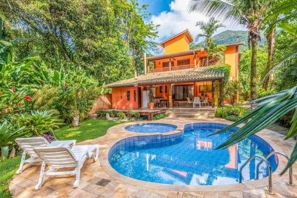 Casa pé na areia praia Félix, Ubatuba