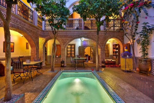 En la foto se muestra el objeto Riad Fleur d'Orient ubicado en la ciudad de Marrakech.