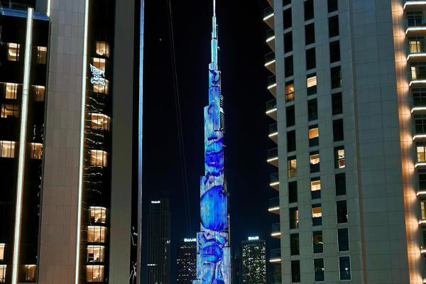 A la foto es mostra l'objecte Vserve - 1 BR Iconic Burj Khalifa full view situat a la ciutat de Dubai.