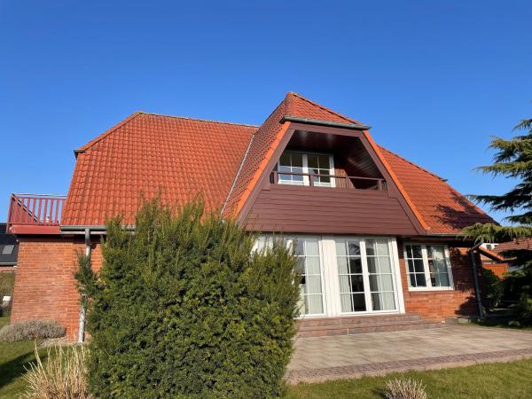 Na fotografii je vidět objekt Sonnige Ferienwohnung am Nationalpark nacházející se ve městě Dargast.