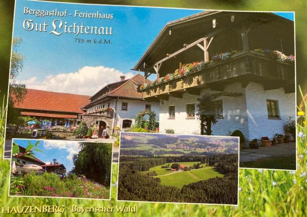 A la foto es mostra l'objecte Berggasthof Ferienhaus Gut Lichtenau situat a la ciutat de Hauzenberg.