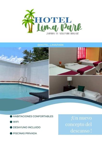 La photo montre l'objet Hotel Lima Park situé dans la ville de Corozal.