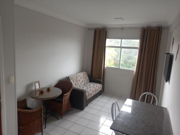 A la foto es mostra l'objecte Apartamento Aconchegante na Praia do Morro situat a la ciutat de Guarapari.