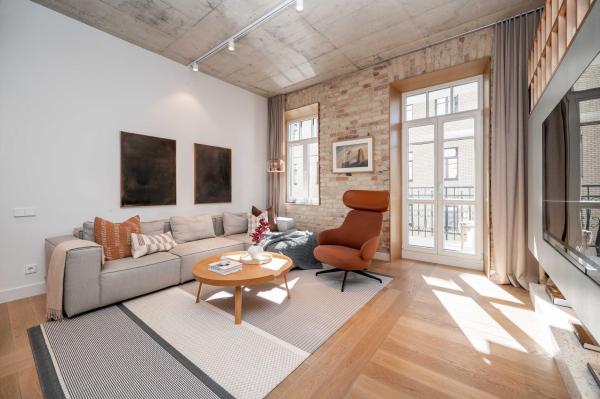 A la foto es mostra l'objecte 2 Bedroom I 85 m2 I w-Balcony & Parking I Malunu st Apt I cohost situat a la ciutat de Vílnius.