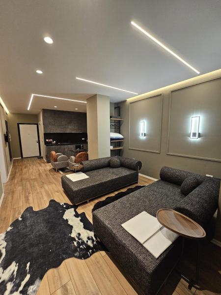 Na fotografii je vidět objekt Tirana Apartment nacházející se ve městě Kashar.