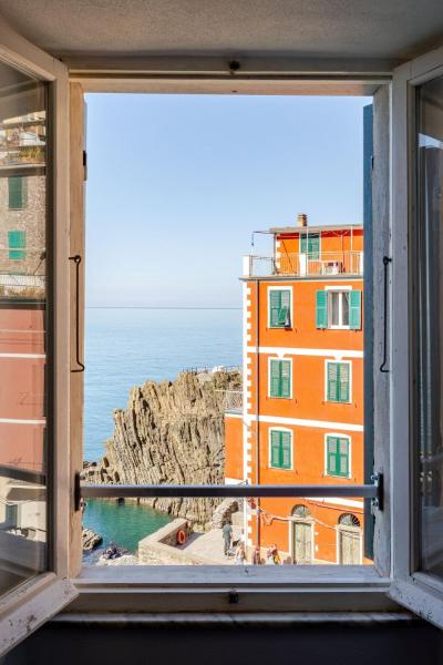 A la foto es mostra l'objecte La Ligure nel Mare - the Sunset apt with SEA VIEW situat a la ciutat de Riomaggiore.
