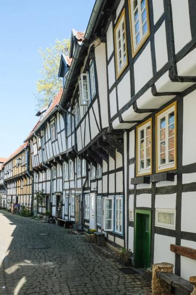 A la foto es mostra l'objecte Malerisches Haus in schönster Straße der Altstadt situat a la ciutat de Detmold.
