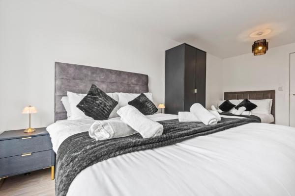Executive 1-bed Flat, Guests 6, Central, Wifi, Netflix - Solihull