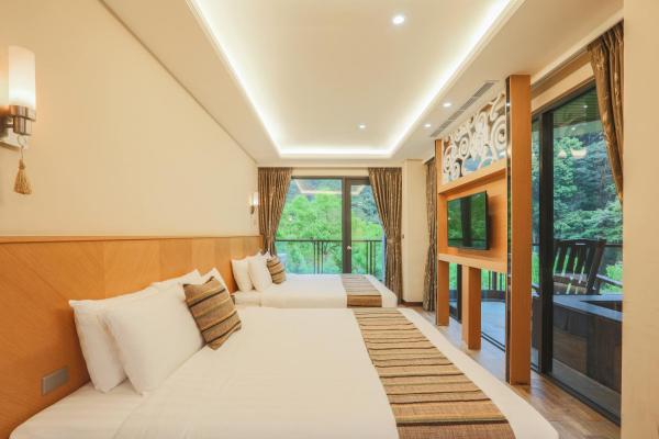 Na zdjęciu widoczny jest obiekt 日出溫泉飯店Sunrise Hot Spring Hotel położony w mieście Tai’an.