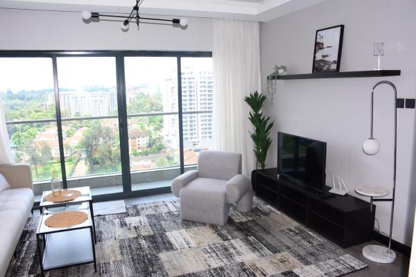The photo shows the 2BR WiFi pool gym free breakfast Westlands nairobi located in the city of Westlands.