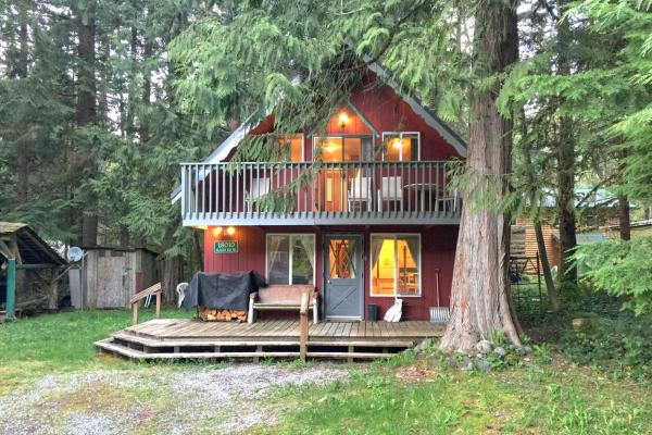 På billedet ses objektet Mt Baker Rim Cabin 63 - Traditional ski chalet Pet friendly Free Wi-Fi beliggende i byen Deming.