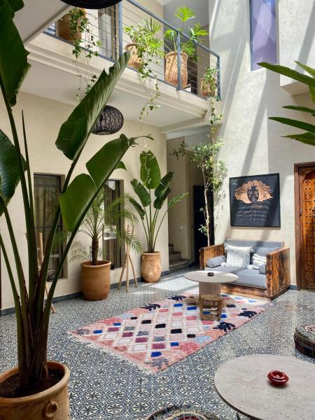 照片显示了位于Marrakech市的Riad Kasbah 117物件。