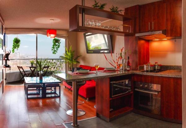 A la foto es mostra l'objecte Panoramic Elegante departamento situat a la ciutat de Lima.