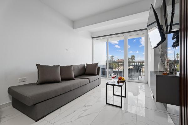 På billedet ses objektet Modern 2BR Apartment Near Ayia Napa - Anastasia 104 beliggende i byen Xylophaghou.
